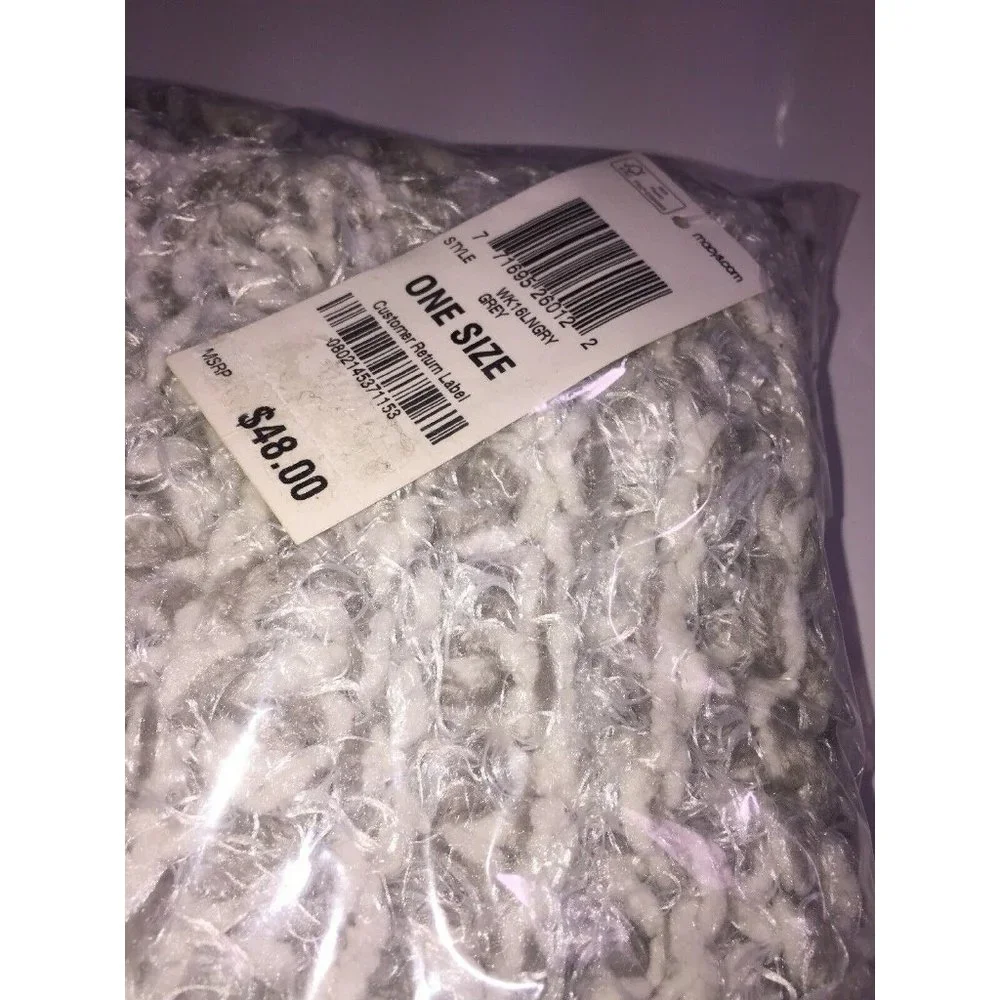 Charter Club Chenille Eyelash Loop Scarf in Grey
